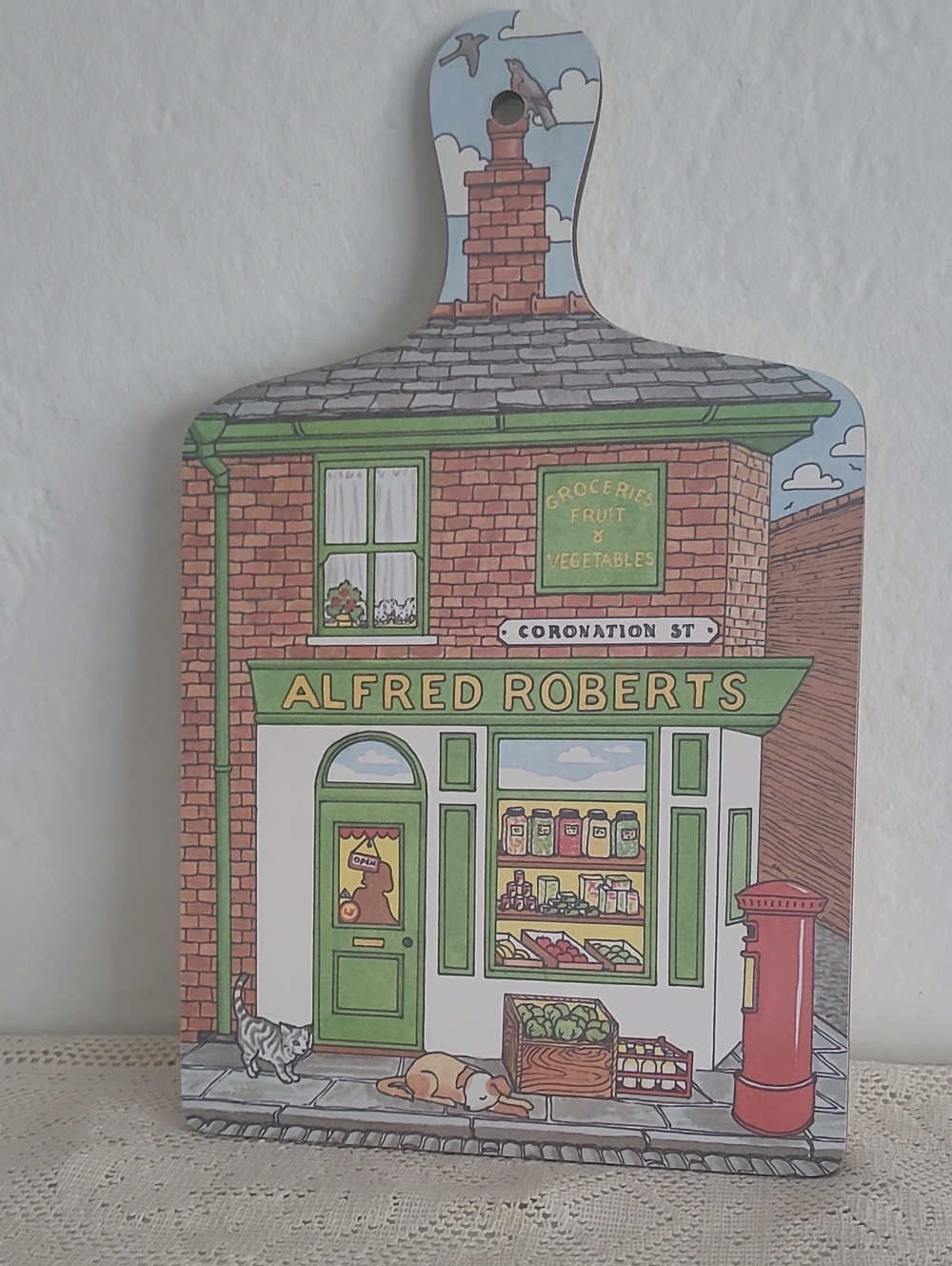 Vintage Coronation Street Cutting Board